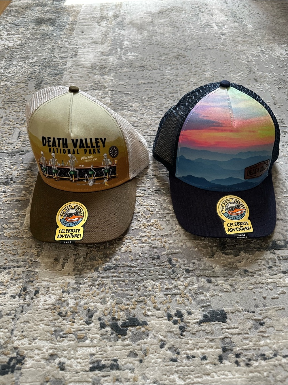 Duck Company Death Valley National Park Trucker Hat Lot of 2 NWT